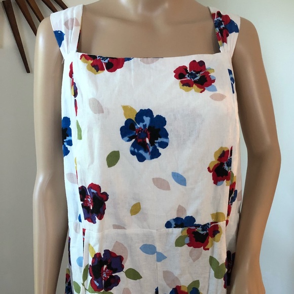 SOLD Lane Bryant Colorful Floral Midi Belted Dress - Picture 3 of 6